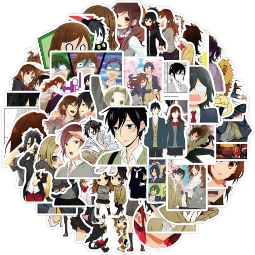 10/50pcs Japanese Anime Horimiya Stickers Poster Painting Graffiti Sticker for Trolley Case Laptop Phone Car Waterproof Decals
