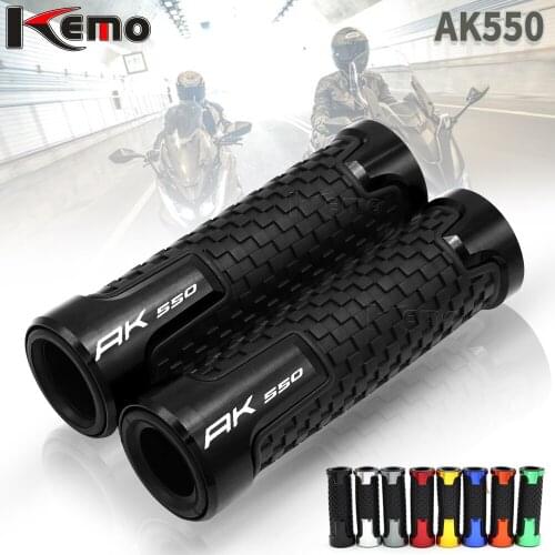 For KYMCO AK550 AK 550 7/8" 22mm Universal Motorcycle Accessories CNC Aluminum Handlebar Hand Grips Handle Bar End Grip