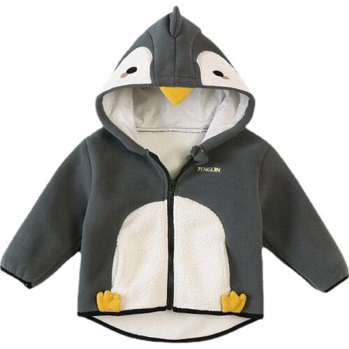 18M-6 Years Winter Girls Thick Warm Fleece Coat Baby Kids Children Jacket Outerwear Baby Girl Winter Clothes Kids Clothing