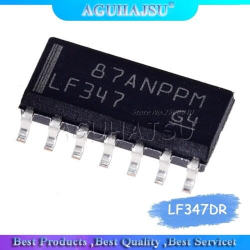 10PCS LF347DR SOP LF347 SOP14 347DR SOP-14 LF347D