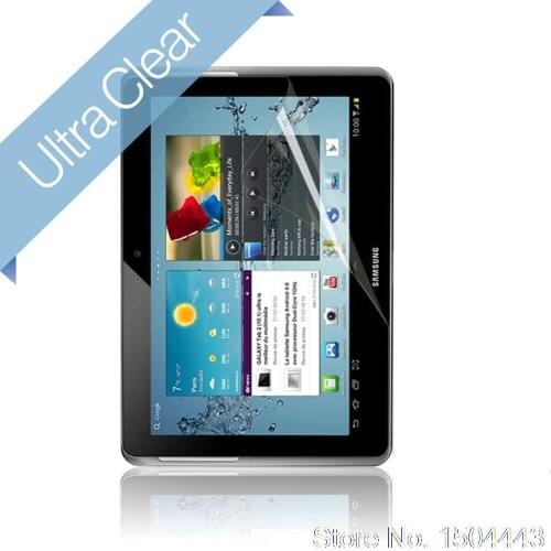 2pcs/lot HD clear screen protector Protection Guard Film for Samsung Galaxy Tab 2 10.1" P5100 / P5110 243.3*169.2