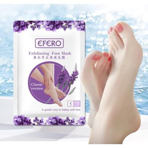 EFERO 24pcs=12pair Feet Foot Peel Mask Remove Dead Skin Care Smooth Exfoliating Foot Mask for Legs Spa Socks for Pedicure
