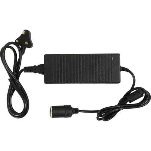 AC Adapter To DC Car Converter Power Adapter Cigarette Lighter 220V To 12V 120W UK Car Accessories For RV Camper Van Trailer Bus