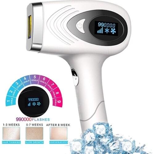 Face Body Household 3 in 1 Electric depilador laser 999999 Flashes Hair removal Epilator Laser Permanent Hair Removal Machine