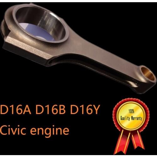 D16 D series engine D16A D16B China made high quality warranty CIVIC forged connecting rod suppliers manufacturers price cheap