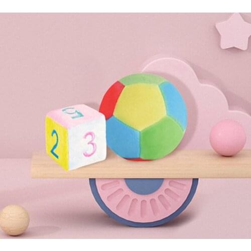 Baby Rattles Early Teaching Toys Cloth Dice Develop Intelligence Basic Skill Training Gifts For Toddlers Kindergarten
