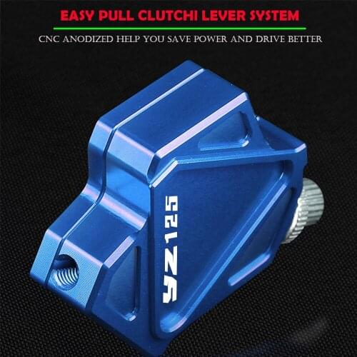 For YAMAHA YZ125 YZ 125 YZ125X Dirt Pit Dike CNC Aluminum Stunt Clutch Lever Easy Pull Cable System Motorcycle YZ125 Accessories