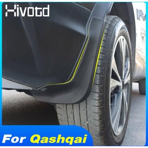 Hivotd For Nissan qashqai j11 Dualis Exterior Accessories protection Fender Splash Guards Mudflap Mudguard Car styling 2019