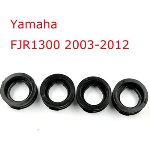 4pc Motorcycle Carburetor Carb Intake Manifold Joint Boot for Yamaha FJR1300 2003-2012 FJR 1300 FJR13AT FJR13 FJR1300 FJR1300ABS