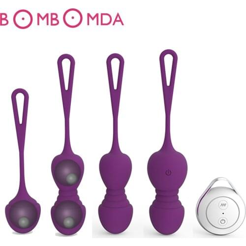 Kegel Balls Vibrator Vibrating Egg Sex Toys For Woman Remote Control Vaginal Tight exercise Ben Wa Geisha Muscle Shrink Sex Toys