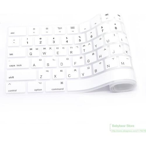 Korean language for Apple Magic Keyboard with Numeric Keypad Desktop US Layout A 1843 A1843 Keyboard Cover Skin