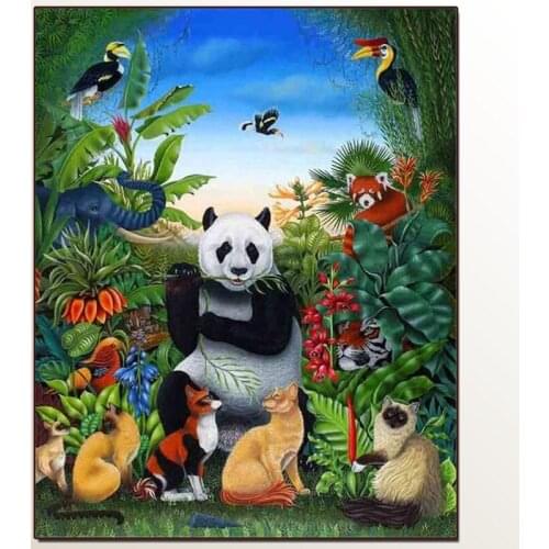 Diy 5d diamond painting panda rhinestones pictures DIY diamond embroidery