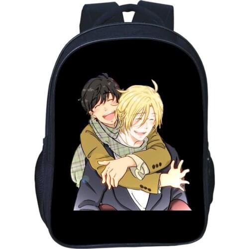 Anime Banana Fish Backpack Men Travel Mochila Teens Large-capacity School Bag Child Bag Boys Girls Bookbag Women Casual Rucksack