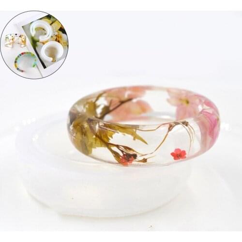 New Bracelet Shape Candle Silicone Mold DIY Gypsum Plaster Crafts Mould Round Silicone Soap Candle Resin Molds