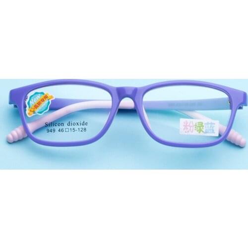 High quality soft silicone childrens glasses frame boys and girls students glasses farsighted amblyopia TR90 optical glasses 49