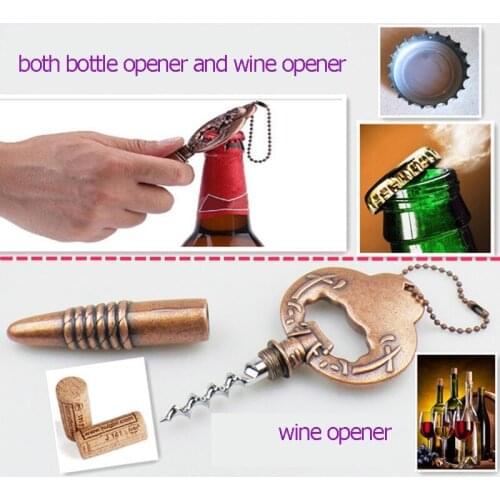 Wine opener skull wine bottle opener zinc alloy red wine openers