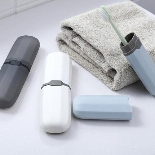 Portable Travel Toothbrush Toothpaste Storage Box Case Practical Cutlery Pencil Container Toothbrush Organizer Bathroom Products