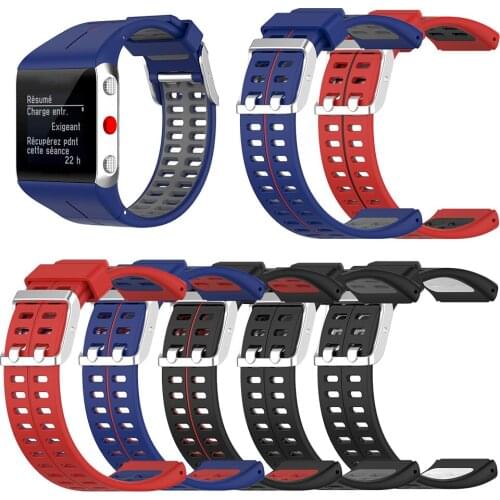 NEW 29mm Silicone Strap for Polar V800 Strap Anti-sweat Sport Breathable Strap Buckle Replacement Wrist Straps