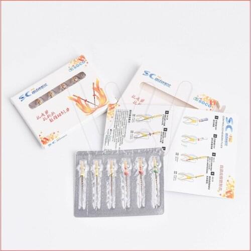 SC-PRO Dental Controlled Memory NITI Files 21mm mixed 6Pcs