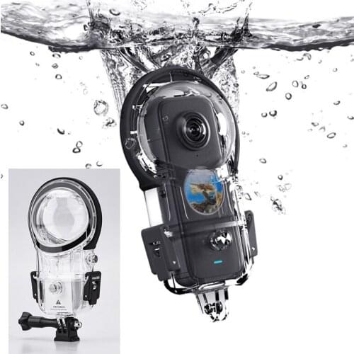 Waterproof Case for Insta360 ONE X2 Diving Protective Cover Mount Adapter for Insta360 X 2 Action Camera Accessories