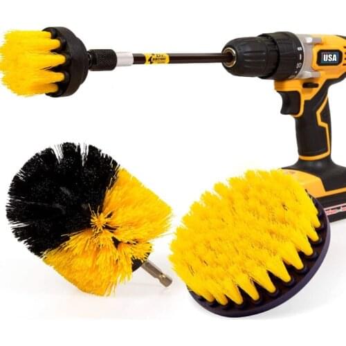 2/3.5/4 Inch Elektrische Boor Borstel Polijsten Reiniging Auto Keramische Tegel Keuken Badkamer Professionele Tool Borstel