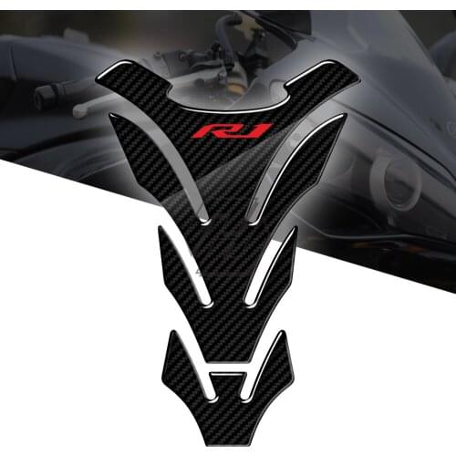 3D Resin Motorcycle Tank Pad Protector Stickers Case for Yamaha R1 YZF-R1 2017-2021