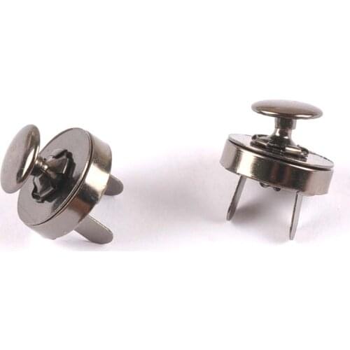 5 Sets Iron Buttons Magnetic Rivet Stud Purse Snap Clasps/ Closure for Purse Bags Parts Accessories Metal diy craft 18mm cp2114
