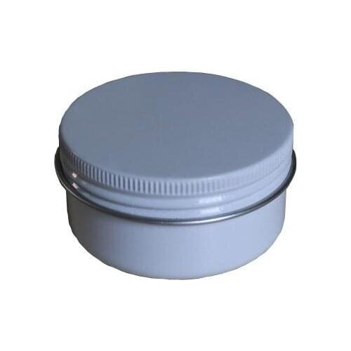 500pcs 10g White Aluminum Jar 10ml White Aluminum Tin Aluminum Metal Container