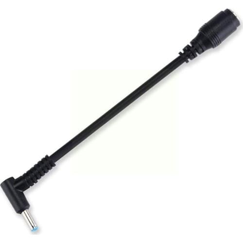 Computer Power Cable Adapter Female To Male Converter 4.5mm 7.4mm*5.0mm Jack To Angle Plug For HP Dell 3.0mm X Round Right W4H4