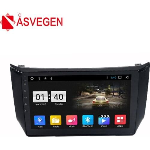 Asvegen Car Stereo Radio Player For Nissan Sylphy B17 10.2'' Android 7.1 Quad Core Wifi GPS Navigation Stereo Audio Multimedia