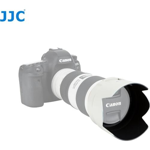 JJC LH-78B WHITE Lens Hood for Canon EF 70-200mm f/4L IS II USM Lens Replaces ET-78B Allows to Put 72mm Filter and Lens Cap