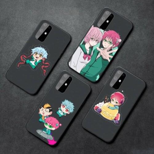 Japanese anime the disastrous life of saiki k Phone Case For Samsung A21S A32 A51 A52 A71 A50 A12 S10 S20 S21 Plus Fe Ultra