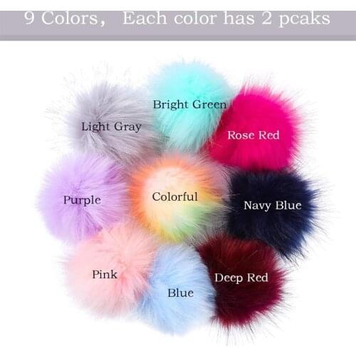 Diy Pompon Mink Fur Balls Pompoms For Ring Keychain Shoes Hats Fluffy Pom Pom Crafts Accessories Material Decorative Balls #G2