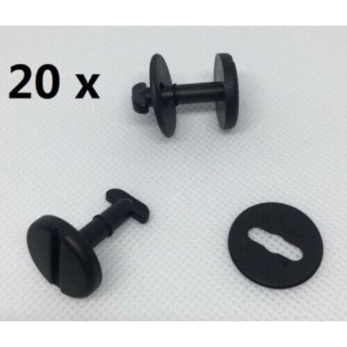 FOR BMW Floor Carpet Mat Clips E36 E46 E38 E39 Series-Twist Lock with82119410191