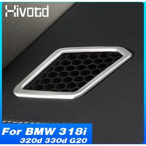 Hivotd Air Conditioning Outlet Cover Trim Interior Mouldings Accessories Car Style Frame For BMW 318i 320d 330d G20 2020 2021
