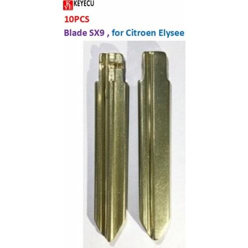 Keyecu 10PCS KEYDIY Universal Remote Flip Blade SX9 , for Citroen Elysee