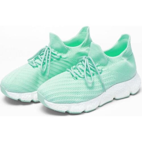 3 Colors Women Casual Shoes Fashion Breathable Walking Mesh Flat Shoes Woman Sneakers Women Tenis shoes Running shoes