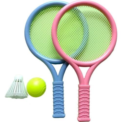 Badminton Toy Lightweight Interactive Easy-grasp Tennis Rackets Badminton Toy for Child