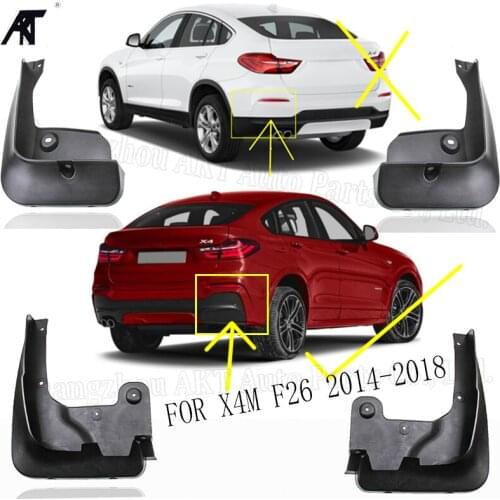 MOLDED MUDFLAPS FIT FOR BMW X4 M Sport 2015 - 2019 MUD FLAP SPLASH GUARD MUDGUARDS FRONT REAR FENDER ACCESSORIES