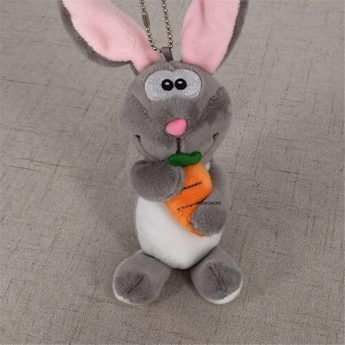 Little Rabbit With Carrot Animal Cotton Stuffed Plush Toy