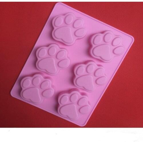 Lovely Dog Cat Paw Fondant Sugarcraft Cake Mold Chocolate Baking Mould Kitchen
