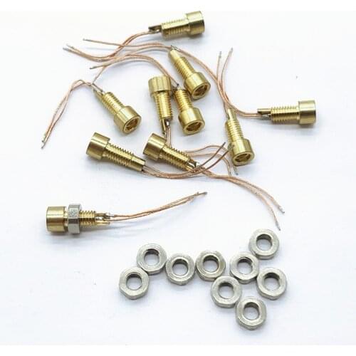 MMCX female seat with nut pure copper gold plated socket 10pcs