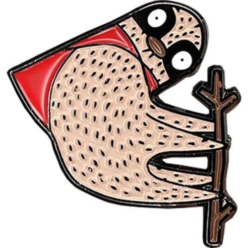 Cute animal soft enamel pin badge