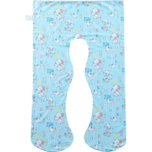 Pregnancy Pillow Cases Removable Cover Decorative U Shaped Body Pillows Case for Maternity Pillowcase Detachable with zip 125cm