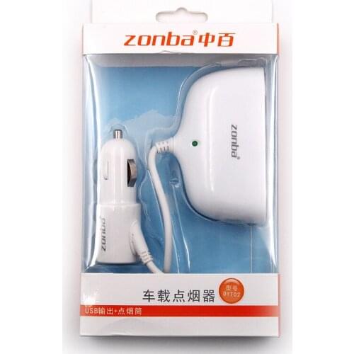 Newest Three in One Car Charger Double USB Port Dual for iPhone iPad Samsung Xiaomi Phone Adapter 2 USB 5V 1A Car-charger