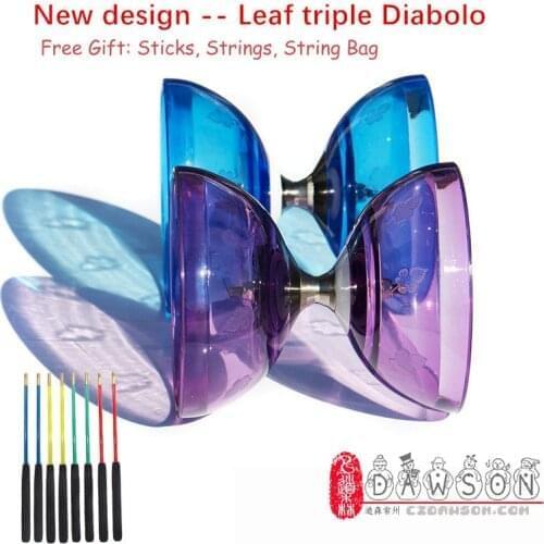Tree Leaf Diabolo S# L# 3 Or5 Bearings For Select With Sticks, Strings, Bag 2020 New Kongzhu Set Packing