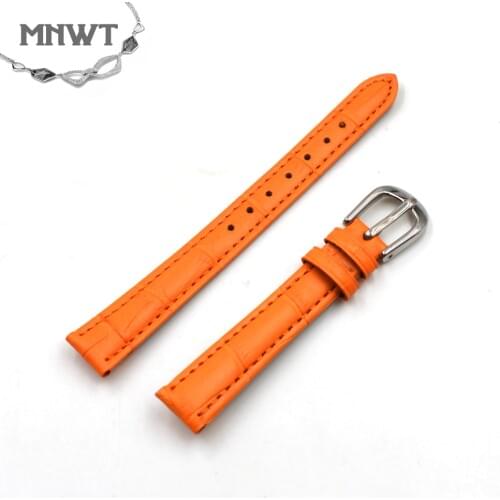 MNWT 5 Colors for Quick Release Genuine Leather Watch Band High Quality Leather Watch Belt Strap Watchbands 12mm Wristband