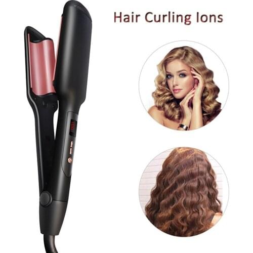 Curling Irons Wave Ringlet Tress Crimping Iron Rollers Looper Hair Styler Negative Ion Electric Beauty Device Home use For Lady