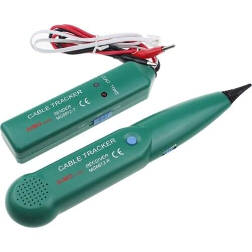 MS6812 Telephone Wire Tracker LAN Network Cable Tester For UTP STP Cat5 Cat6 RJ45 RJ11 Line Finding Testing