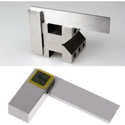Angle Ruler Gauge 63x40mm 90 degree Grade 1 Stainless Steel Ruler Gauge Measurer